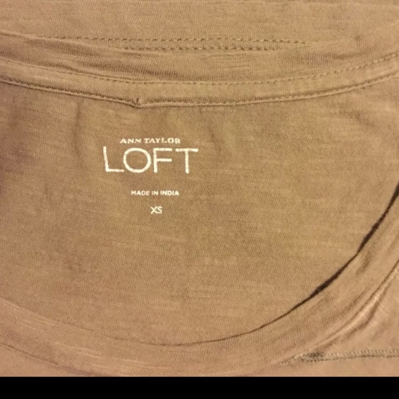 Ann Taylor LOFT Women XSmall Layer Ruffle  Shirt - Picture 3 of 3